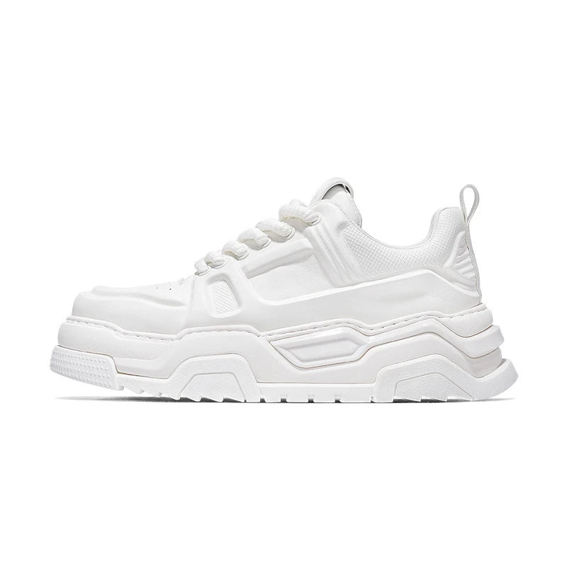 Designer Mens White Chunky Dad Shoes Sports Casual Sneakers Breathable Thick Sole Fashion Skateboarding Shoes Ready to Ship