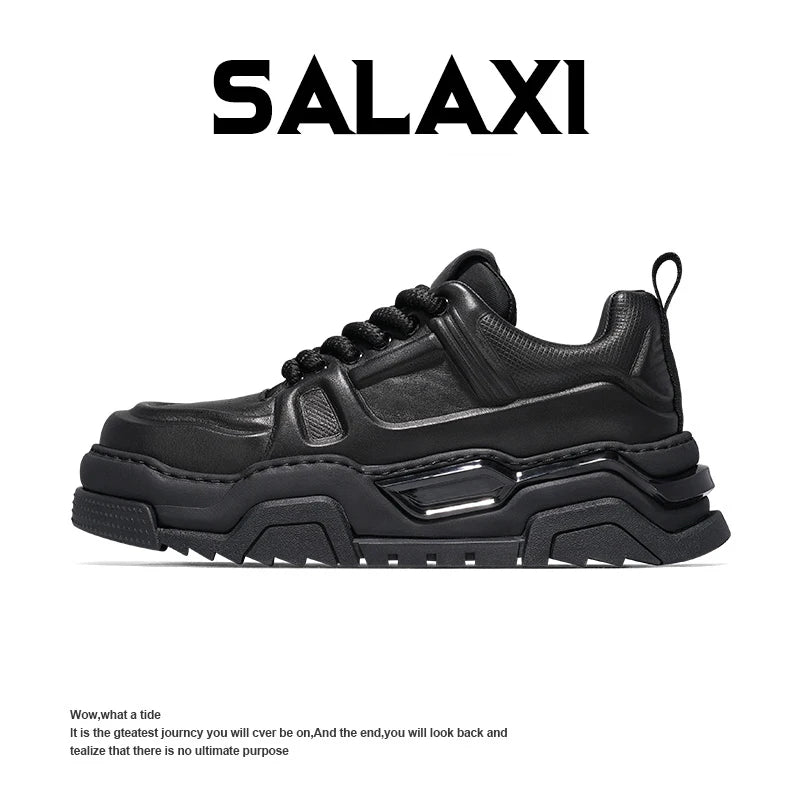 Designer Mens White Chunky Dad Shoes Sports Casual Sneakers Breathable Thick Sole Fashion Skateboarding Shoes Ready to Ship