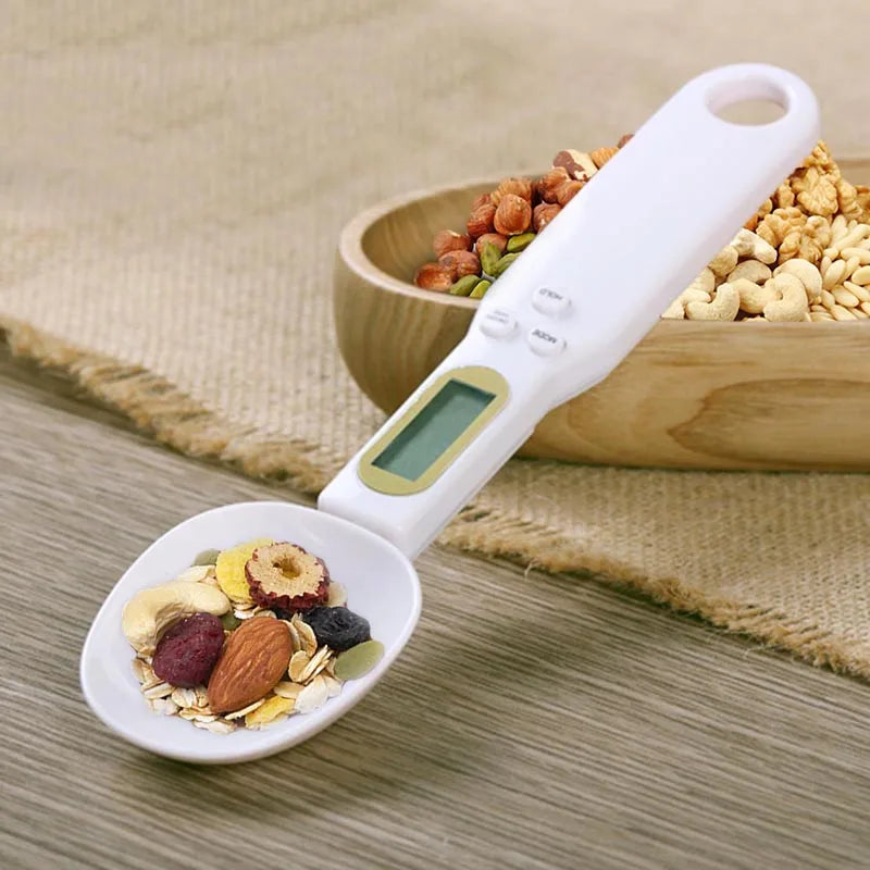 500g/0.1g Digital Scale Electronic Measuring Spoon Scale LCD Display Food Scale Mini Kitchen Tool for Milk Coffee Measuring