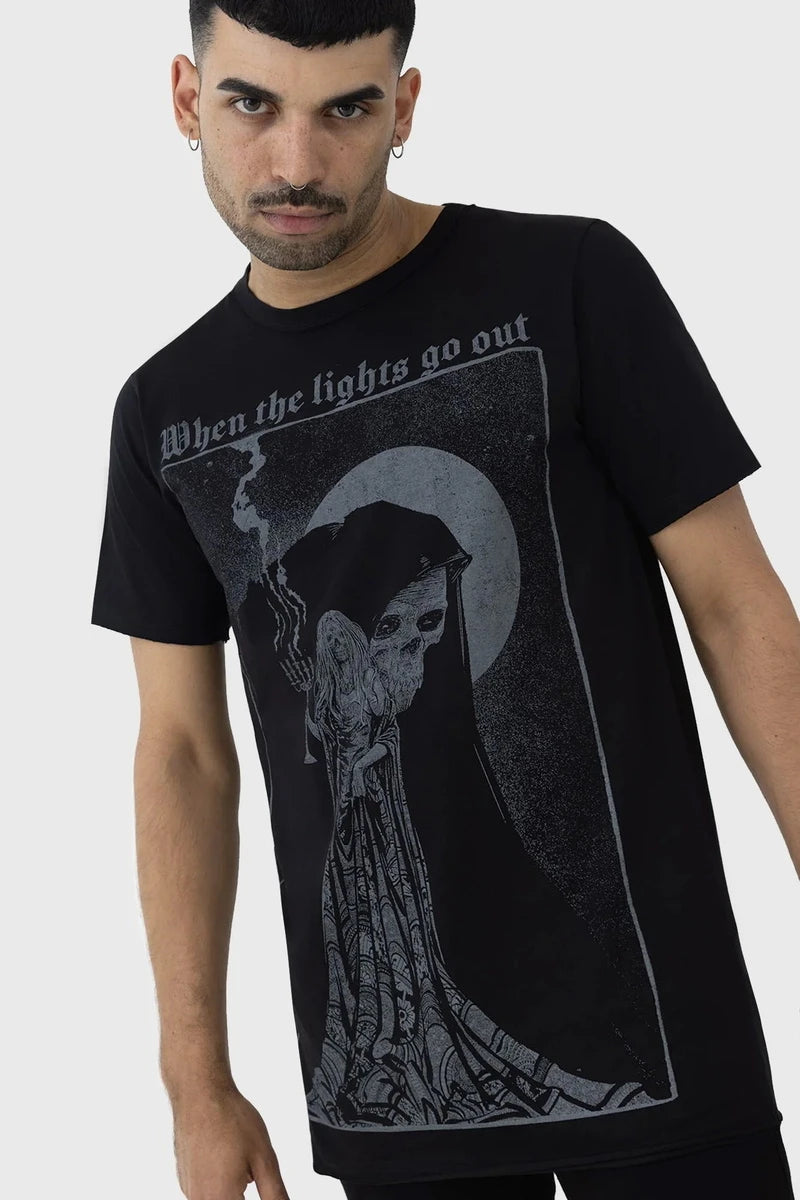 Grave Digger Dark Art Style Summer Casual T-Shirt Men's and Women's Luxury Brand Top