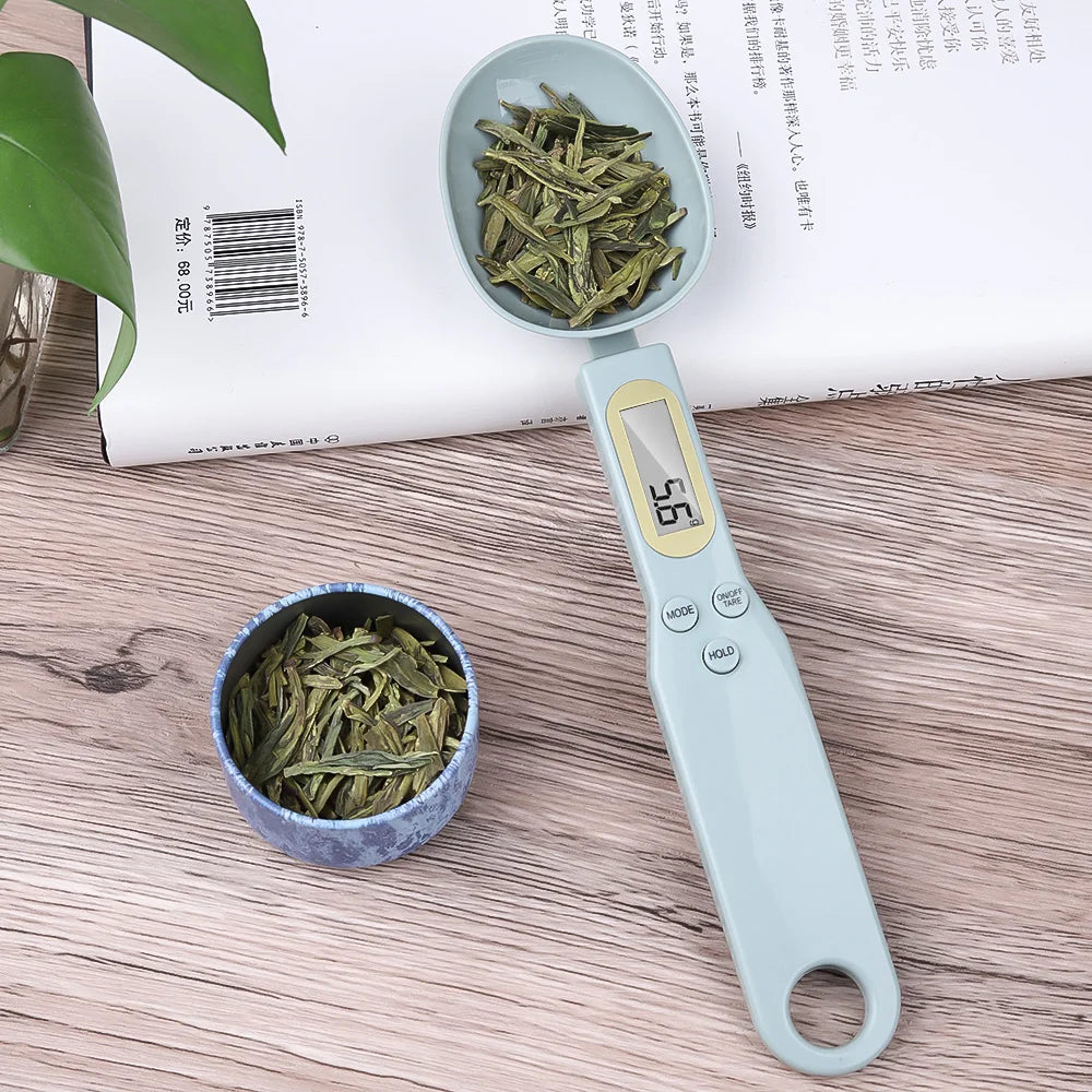 500g/0.1g Digital Scale Electronic Measuring Spoon Scale LCD Display Food Scale Mini Kitchen Tool for Milk Coffee Measuring
