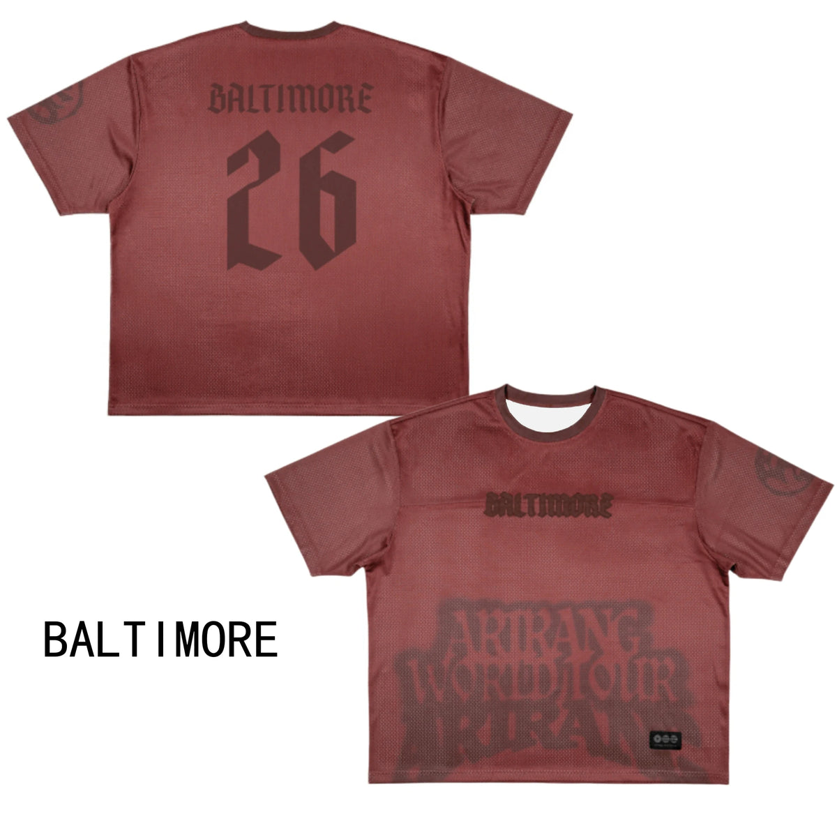 2026 New BTS Arirang World Tour for Los Angeles Chicago City Unisex T Shirt ARMY Y2k Breathable Quick-dry Men's Women's Jersey