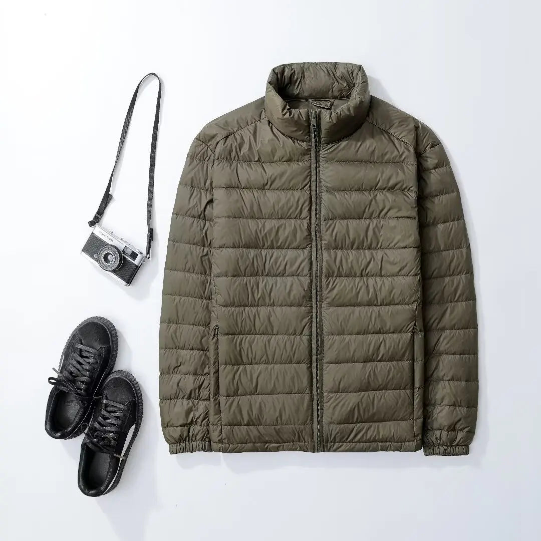 Men Down Jacket All-Season Ultra Lightweight Packable Water and Wind-Resistant Breathable Coat Big Size Men Hoodies Jackets 2023