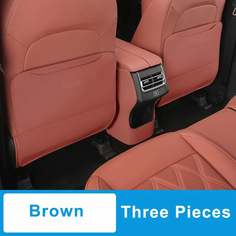Car Seat Back Pad Anti-Kick Armrest Box Protector for Changan CS75 Plus 2022 2023 2024 2025 Anti-Dirty Mat Auto Accessories