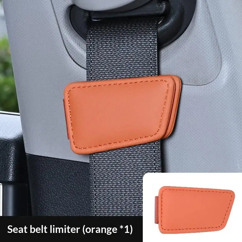Car Magnetic Adjuster Safety Seat Belt Buckle Clip Non-Slip Design Seatbelt Stopper Reduces Pressure Auto Accessories【SMQ】