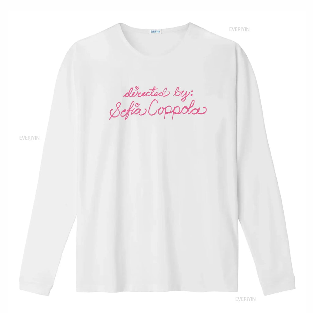 Stylish Directed By Sofia Coppola T Shirt for Fashion Lovers vintage Washed Slightly streetwear graphic Comfortable