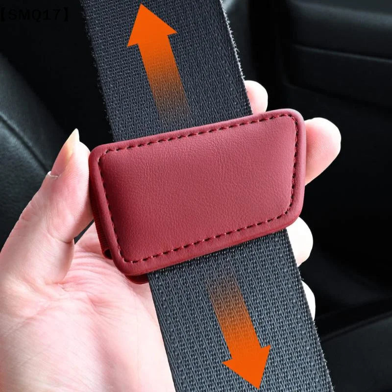 Car Magnetic Adjuster Safety Seat Belt Buckle Clip Non-Slip Design Seatbelt Stopper Reduces Pressure Auto Accessories【SMQ】