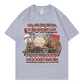 Tee Shirt Homme Graphic T-Shirts Men Tshirt for Men Ropa Hombre Bober Kurwa Fun Mouse Meme Short Sleeved Round Neck Y2k Tshirt
