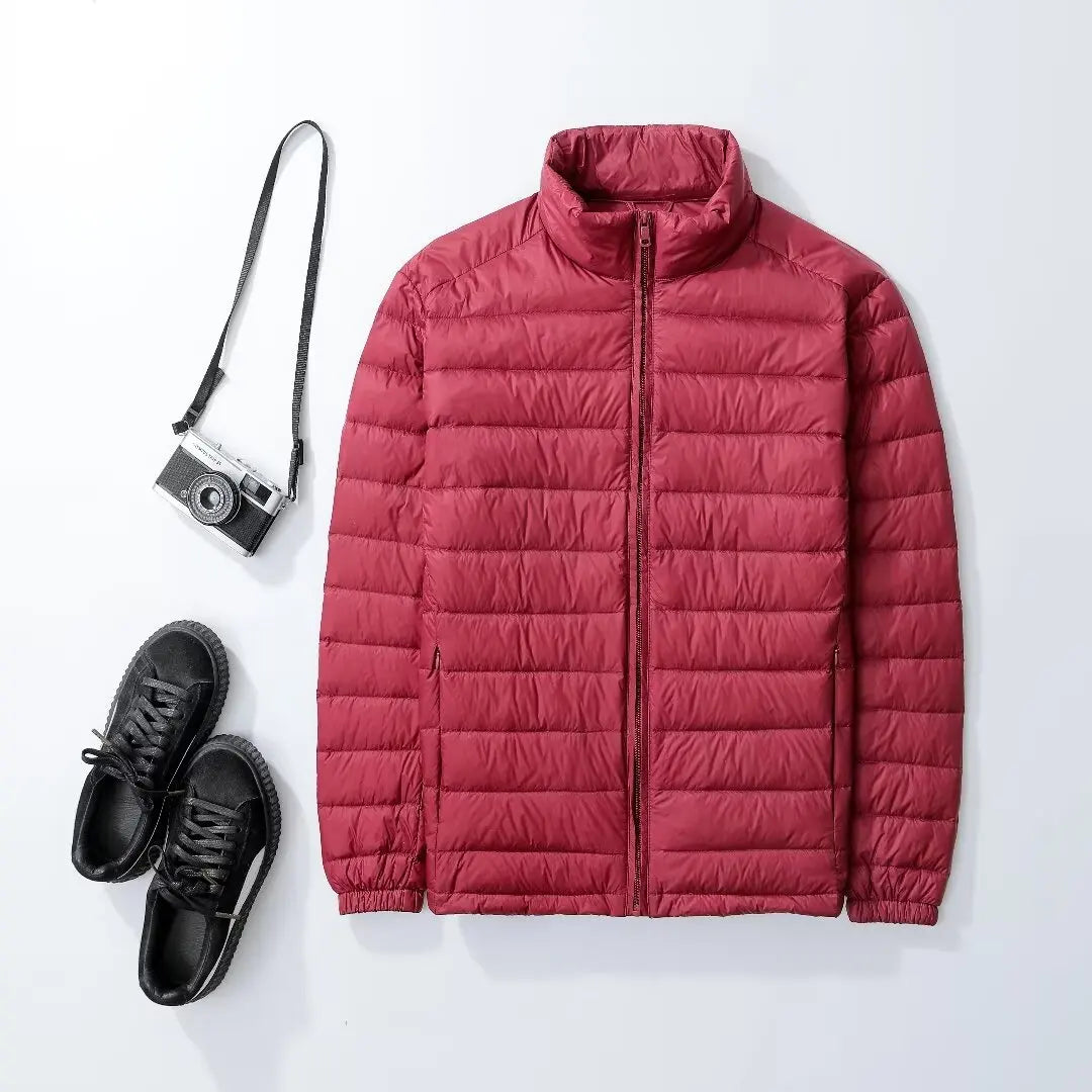 Men Down Jacket All-Season Ultra Lightweight Packable Water and Wind-Resistant Breathable Coat Big Size Men Hoodies Jackets 2023