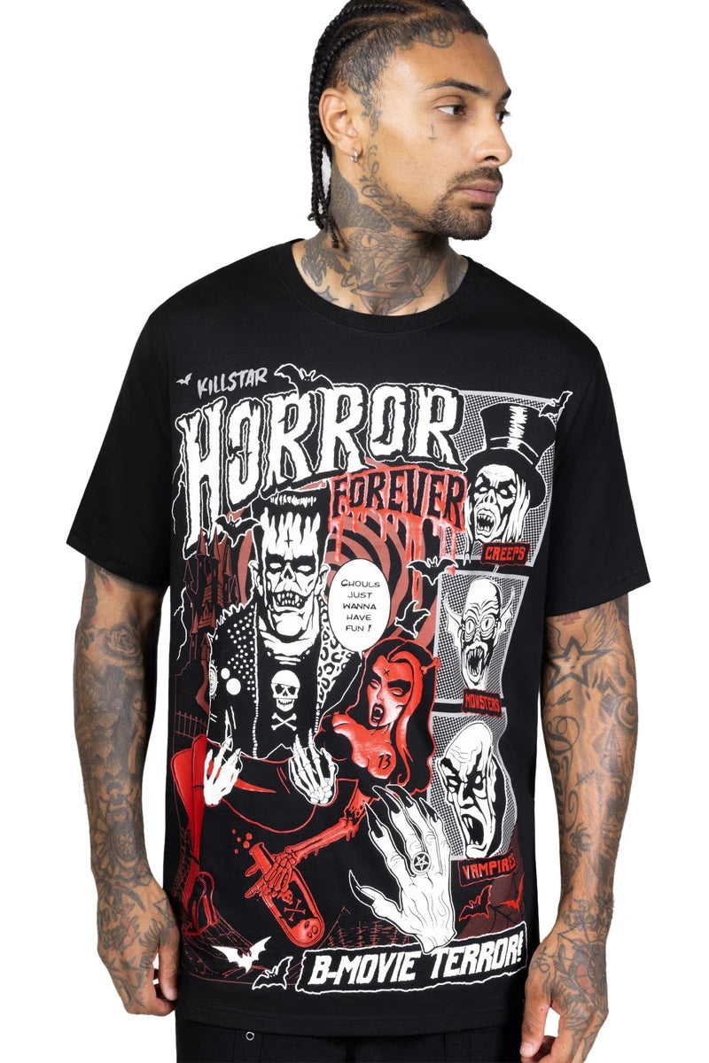 Grave Digger Dark Art Style Summer Casual T-Shirt Men's and Women's Luxury Brand Top