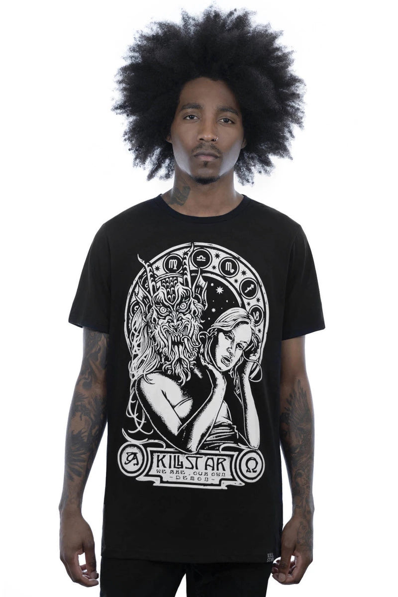 Grave Digger Dark Art Style Summer Casual T-Shirt Men's and Women's Luxury Brand Top