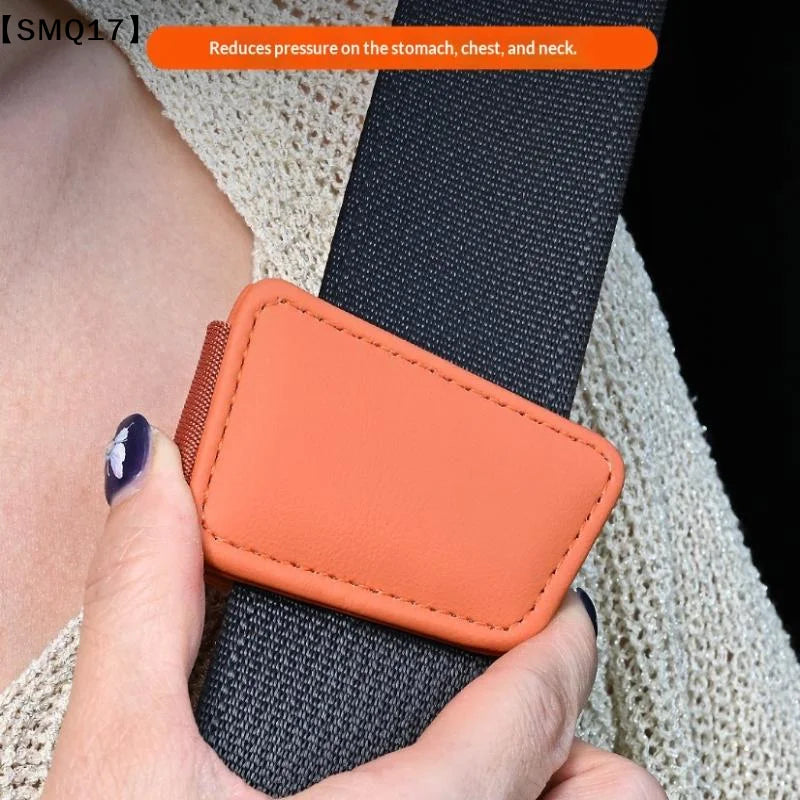 Car Magnetic Adjuster Safety Seat Belt Buckle Clip Non-Slip Design Seatbelt Stopper Reduces Pressure Auto Accessories【SMQ】