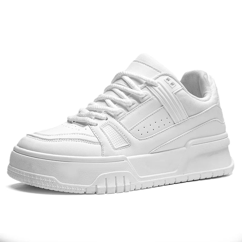 Men Thick Sole Casual Sneakers Fashion Platform Skateboard Shoes All Match Daily Footwear